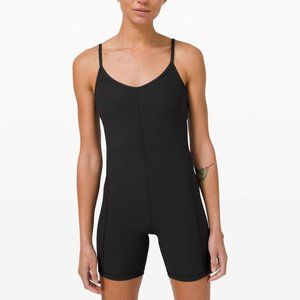 NWOT Lululemon Ribbed Contoured Yoga Unitard 6" Length